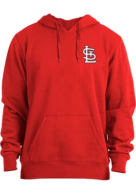 New Era St Louis Cardinals Mens Red CITY CLUSTER Long Sleeve Hoodie