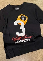 New Era Chicago White Sox Black Count the Rings Short Sleeve T Shirt