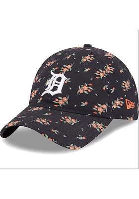 New Era Detroit Tigers Navy Blue JR Floral 9TWENTY Youth Adjustable Hat