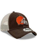 New Era Cleveland Browns Worn 9TWENTY Adjustable Hat - Brown