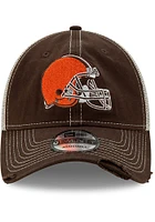 New Era Cleveland Browns Worn 9TWENTY Adjustable Hat - Brown