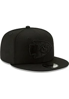 New Era Kansas City Chiefs Black Tonal Basic 9FIFTY Mens Snapback Hat