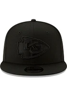 New Era Kansas City Chiefs Black Tonal Basic 9FIFTY Mens Snapback Hat