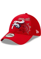 New Era Reading Fightin Phils Mens Red Tonal Neo 39THIRTY Flex Hat