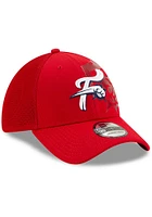New Era Reading Fightin Phils Mens Red Tonal Neo 39THIRTY Flex Hat