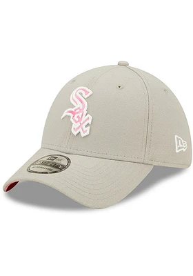 New Era Chicago White Sox Mens Grey 2022 Mothers Day 39THIRTY Flex Hat