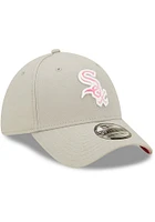 New Era Chicago White Sox Mens Grey 2022 Mothers Day 39THIRTY Flex Hat