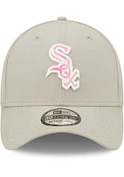 New Era Chicago White Sox Mens Grey 2022 Mothers Day 39THIRTY Flex Hat