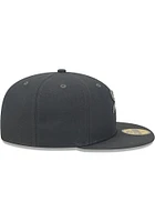 New Era Chicago White Sox Mens Charcoal 2022 Fathers Day 59FIFTY Fitted Hat