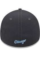 New Era Chicago White Sox Mens Charcoal 2022 Fathers Day 39THIRTY Flex Hat