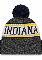 New Era Indiana Pacers Navy Blue NE18 Sport Cuff Mens Knit Hat