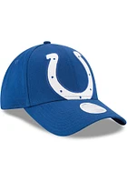 New Era Indianapolis Colts Blue Glitter Glam 9FORTY Womens Adjustable Hat