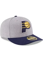 New Era Indiana Pacers Mens Grey Heathered LP59FIFTY Fitted Hat