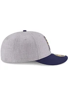 New Era Indiana Pacers Mens Grey Heathered LP59FIFTY Fitted Hat