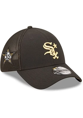 New Era Chicago White Sox Mens Black 2022 All-Star Game 39THIRTY Flex Hat