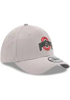 New Era Ohio State Buckeyes Mens Grey GCP 39THIRTY Logo Flex Hat