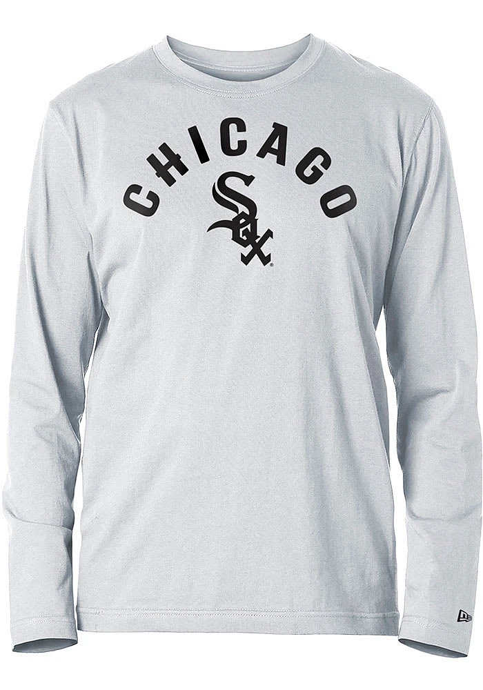New Era Chicago White Sox Arch Name Logo Long Sleeve T Shirt