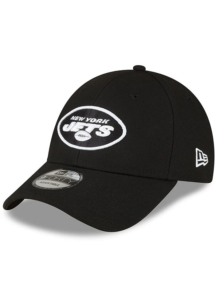 New Era New York Jets The League 9FORTY Design Adjustable Hat - Black