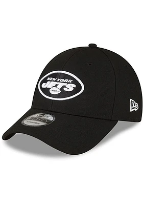 New Era New York Jets The League 9FORTY Design Adjustable Hat - Black