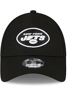 New Era New York Jets The League 9FORTY Design Adjustable Hat - Black