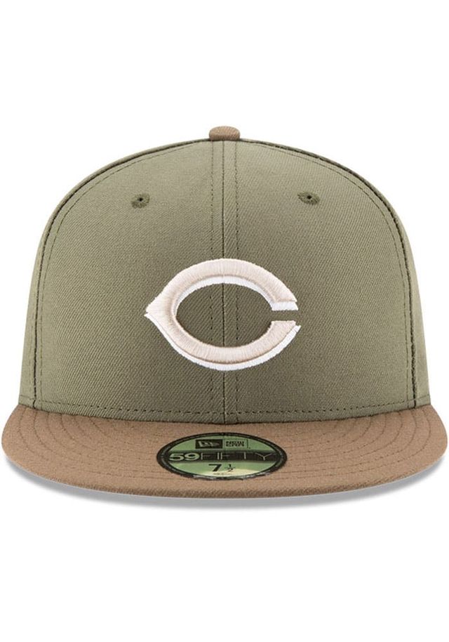 New Era Cincinnati Reds Mens Green Alt 2 2017 59FIFTY Fitted Hat