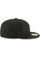 New Era Pittsburgh Pirates Mens Black Basic BLK 59FIFTY Fitted Hat