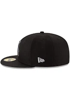 New Era Chicago White Sox Mens Black with Outline 59FIFTY Fitted Hat