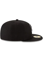 New Era Chicago White Sox Mens Black with Outline 59FIFTY Fitted Hat