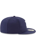 New Era Tampa Bay Rays Mens Navy Blue Game 2017 59FIFTY Fitted Hat