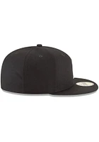 New Era Pittsburgh Pirates Mens Black Basic and White 59FIFTY Fitted Hat