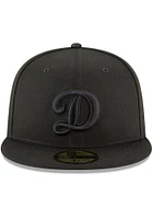 New Era Los Angeles Dodgers Mens Black Basic 59FIFTY Fitted Hat