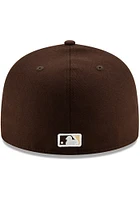 New Era San Diego Padres Mens Brown ACPERF Alt 2020 59FIFTY Fitted Hat