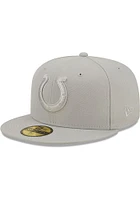 New Era Indianapolis Colts Grey JR Color Pack 59FIFTY Youth Fitted Hat