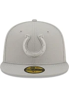 New Era Indianapolis Colts Grey JR Color Pack 59FIFTY Youth Fitted Hat