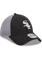 New Era Chicago White Sox Black JR Shadowed 39THIRTY Youth Flex Hat