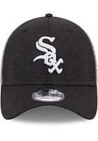 New Era Chicago White Sox Black JR Shadowed 39THIRTY Youth Flex Hat