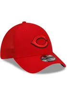 New Era Cincinnati Reds Red 2022 JR Batting Practice 39THIRTY Youth Flex Hat