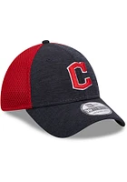New Era Cleveland Guardians Red JR Shadowed 39THIRTY Youth Flex Hat