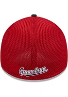 New Era Cleveland Guardians Red JR Shadowed 39THIRTY Youth Flex Hat