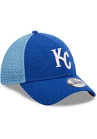 New Era Kansas City Royals Blue JR Shadowed 39THIRTY Youth Flex Hat