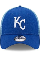 New Era Kansas City Royals Blue JR Shadowed 39THIRTY Youth Flex Hat