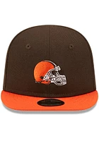 New Era Cleveland Browns Baby My First 9FIFTY Adjustable Hat - Orange