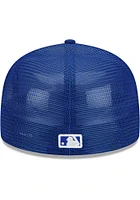 New Era Kansas City Royals Blue JR 2022 Batting Practice 59FIFTY Youth Fitted Hat
