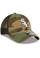 New Era Chicago White Sox Camo Basic 9TWENTY Adjustable Hat - Green