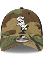 New Era Chicago White Sox Camo Basic 9TWENTY Adjustable Hat - Green