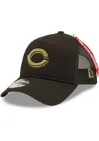 New Era Cincinnati Reds Alpha 9FORTY Adjustable Hat - Black