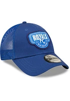New Era Kansas City Royals Logo Patch 9FORTY Adjustable Hat - Blue