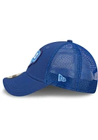 New Era Kansas City Royals Logo Patch 9FORTY Adjustable Hat - Blue