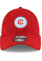 New Era Chicago Fire 2022 Kick Off Trucker 9TWENTY Adjustable Hat - Blue