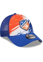 New Era FC Cincinnati Marble 9FORTY Adjustable Hat - Blue